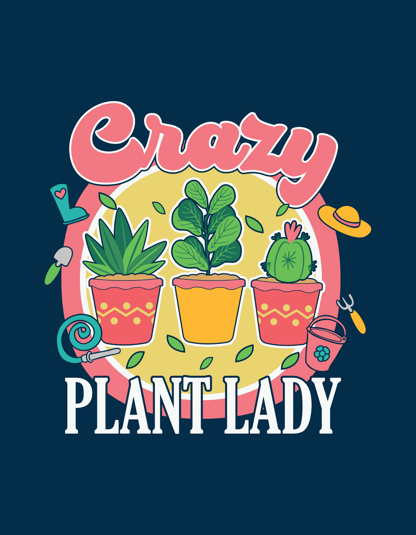 Make a fashion statement with our Navy Blue Oversized T-Shirt for crazy plant ladies. Shop online at Womanitee for trendy women's graphic t-shirts and let your love for plants blossom into a stylish expression.